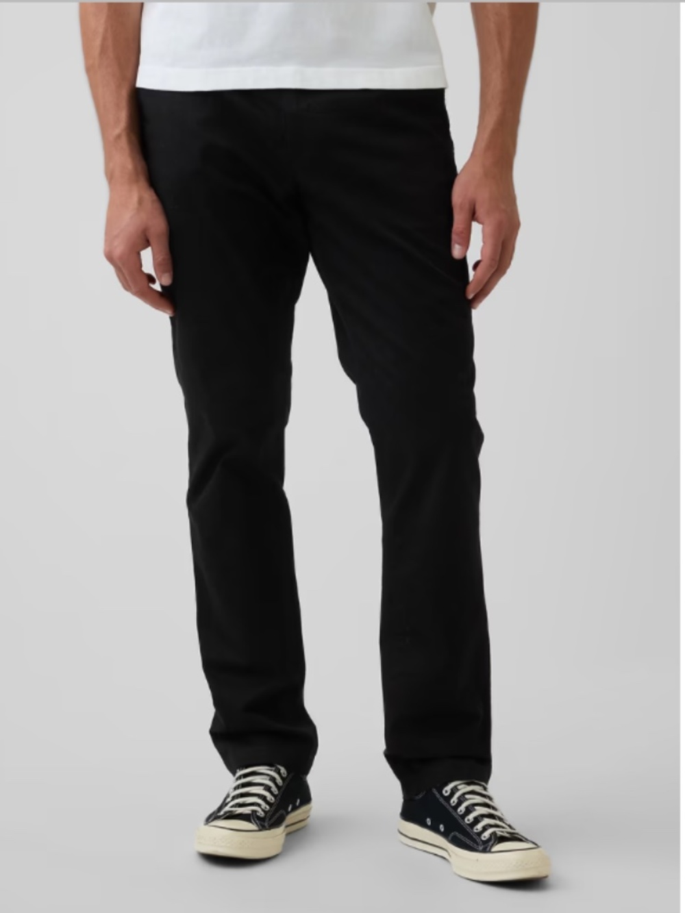 GAP - Modern Slim Khakis, Black, 38Wx34L